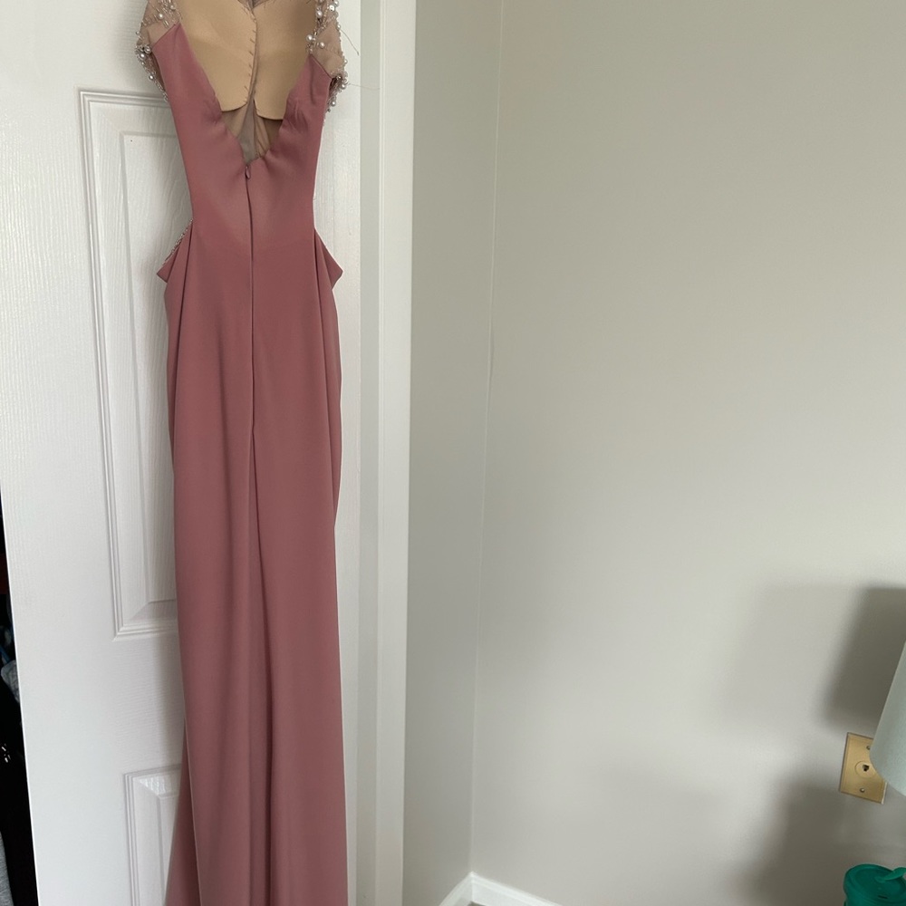 Pink&Pearl Prom Dress Dillards Size Small Gem